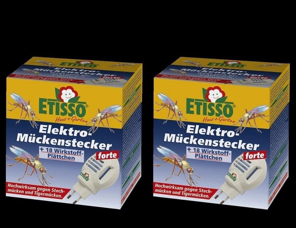 2x Etisso Elektro-Mückenstecker