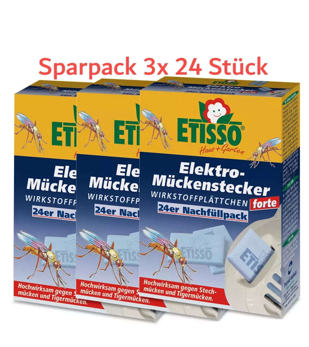 Etisso-Mückenstecker Nachfüller 3-fach Sparpack